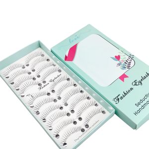10 Pairs Of False Eyelashes Anime Style 11Mm Curled C-Shaped Thickness 0.07 No Deformation