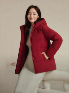 BOSIDENG | Warming Hooded Down Jacket Short Style