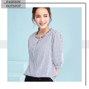 ส่งเร็ว ส่งไว ✈️ เสื้อผ้าผู้หญิง เสื้อแฟชั่นยอดฮิต เสื้อคอจีน ผ้าอนามัย แต่งกระดุม ผ้าหน้า ห้ามง่ายใส่สบาย ทรงหลวมไม่อึดอัด เพิ่มกิมมิคด้วยลวดลาย 📌 ผ้าคอเสื้อเก๋สุด งานคอลเลคชั่นใหม่ล่าสุด