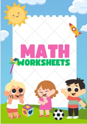 Math Worksheets (17 pages FREE BOOKBIND)