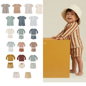 Childrens One-Piece Swimsuit Sun Stripe Design Baby Boys Swimming Costume UV Protection Separate Swimwear for Kids