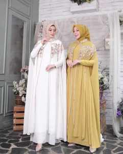 Promo Kaftan Zakiah/Celline Terlaris Wanita Model Terbaru Gratis Inner