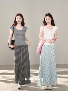 YIKEXIAOYEMEI | Áo Thun Tay Bay Phong Cách Minimalist Mỏng Đẹp Cho Mùa Hè