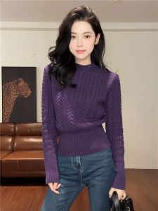 Retro Slenderizing Knit Sweater