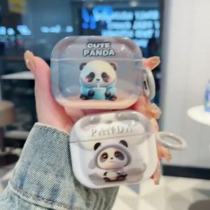 适用于Kuromi & Melody cute bear square earphone  case airpods3 1/2 /pro/ Pro2 pattern cartoon cute AirPods Bluetooth earphone  case earphone