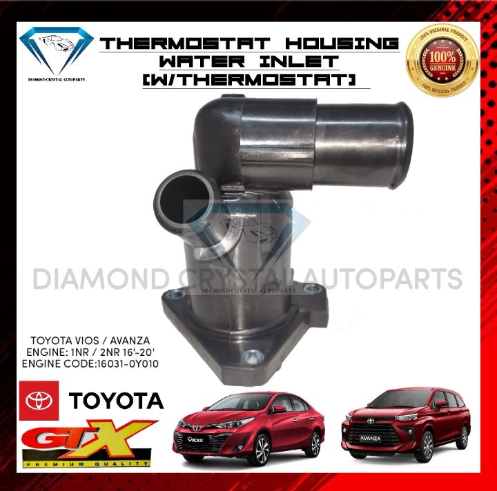 THERMOSTAT HOUSING WATER INLET (WITH THERMOSTAT) TOYOTA VIOS / AVANZA