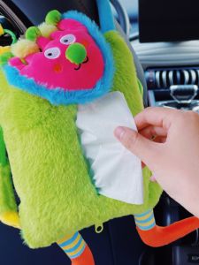 Cute Doll Decorative Car Interior Storage Bag Box Cover Towel Holder Creative Home Decoration Accessories by YouDiKeKe