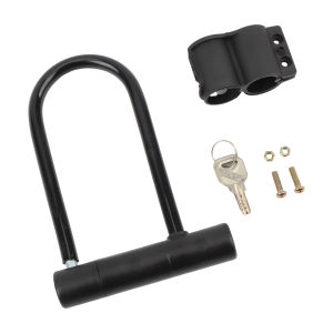 ล็อครถจักรยานยนต์แบบพกพา ล็อคล้อจักรยานขนาดเล็ก พร้อมกุญแจ ป้องกันการโจรกรรม อุปกรณ์เสริมสำหรับสกู๊ตเตอร์ จักรยาน