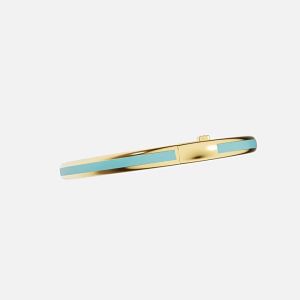 Golden Blue Enamel Bracelet