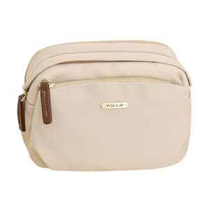 BAORUIFU | Multi-Zipper High-End Versatile Wide Strap Lightweight Crossbody Bag