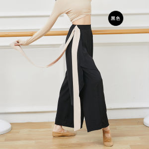 Elegant Loose Wide Leg Pants for Womens Classical Dance Practice Ethnic Dance Performance Clothes Drifting Style Training Trousers