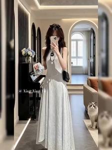 Y6Y | Đầm Dài Giảm Cân Phong Cách Pháp Mùa Hè