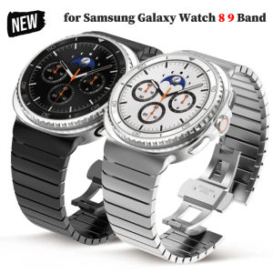 No Gaps Titanium Band for Samsung Galaxy Watch 8Classic 46 9 44 40mm Stainless Steel Strap for Galaxy Watch Ultra 2025 Wristband
