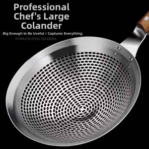 Besee | Extra Thick Stainless Steel Large Strainer