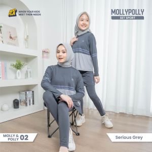 SET BAJU OLAHRAGA PEREMPUAN MOLLYPOLLY SET SPORT HOOFLA
