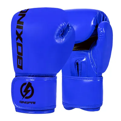 GINGPAI | 4/6/8/10oz เด็กผู้หญิง/ผู้ชายถุงมือมวย Sanda Sparring Muay Thai MMA คาราเต้ Punch Training Mitts Kickboxing Boxe De Luva DEO