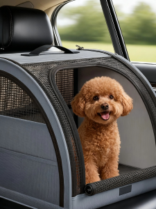 Portable Foldable Pet Cage Car Travel Outing Essential for Cats And Dogs Universal Four Seasons Vehicle Cat Nest Dog Cage