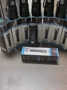 New High-Quality LED Flashlight  Waterproof  Rechargeable Portable for Camping & Hiking