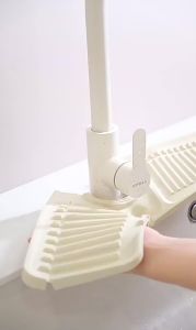 Alas Wastafel & Alas Pelindung Keran Bahan Silikon Anti Slip & Anti Jamur