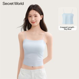 Secret World | Bra Padded Summer Tank Top