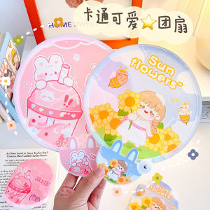 Quạt Gấp Phong Cách Cổ Điển Dễ Thương Cầm Tay Phản Quang Dùng Trong Nhà Mùa Hè Quạt Tròn Bằng Kim Loại in Hình Hoạt Hình