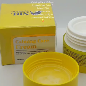 Calming Care Cream By NRL (BPOM) menenagkan dan menjaga kelembapan kulit 10 gram Krim Perawatan Menenangkan Kulit Sensitif Krim Melembapkan Kulit Alkohol Bebas - Lazada