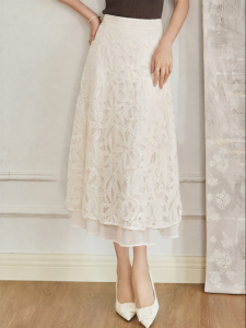 Roey s house | Elegant All-Matching Mid-Length Skirt