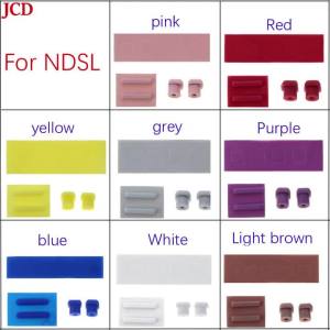 JCD 1set Replacement High Quality For DS Lite Console Screw Rubber Feet Cover for NDSL Upper LCD Screen Screws Cover Rubber