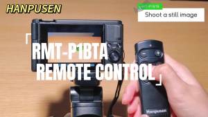 Hanpusen RMT-P1BTA Camera Remote Wireless Shutter Release Take Photos and Videos for Sony ZV-1F A7RV A7IV ZV-E10 A6700 A7CR
