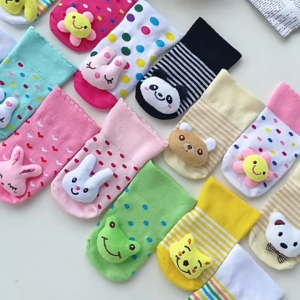 BBKid 🦄️ Newborn Baby 0-12M 3D Cartoon Cotton Socks ZR001