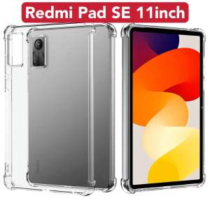 For Redmi Pad SE 11inch 2023 Case Transparent Air-bags Soft Silicone TPU Protection Shockproof Back Cover For Xiaomi RedmiPad SE