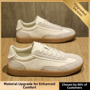 JIANDESAI | Breathable Versatile Mens Leather Casual Shoes