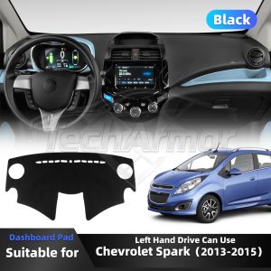Car Dashboard Cover Pad For Chevrolet Spark 2012-2015 Sunshade Protector Anti-UV Dash Mats Non-slip Pads Carpet Auto Accessories