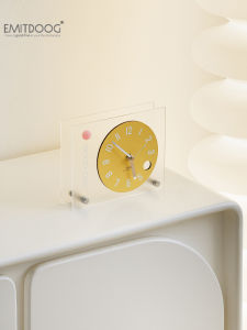 Đồng Hồ Trang Trí Bàn EMITDOOG Đơn Giản Sáng Tạo Đồng Hồ Trang Trí Phòng Khách Phòng Ngủ Tủ TV Trang Trí Thời Gian Quà Tặng Hàng Ngày