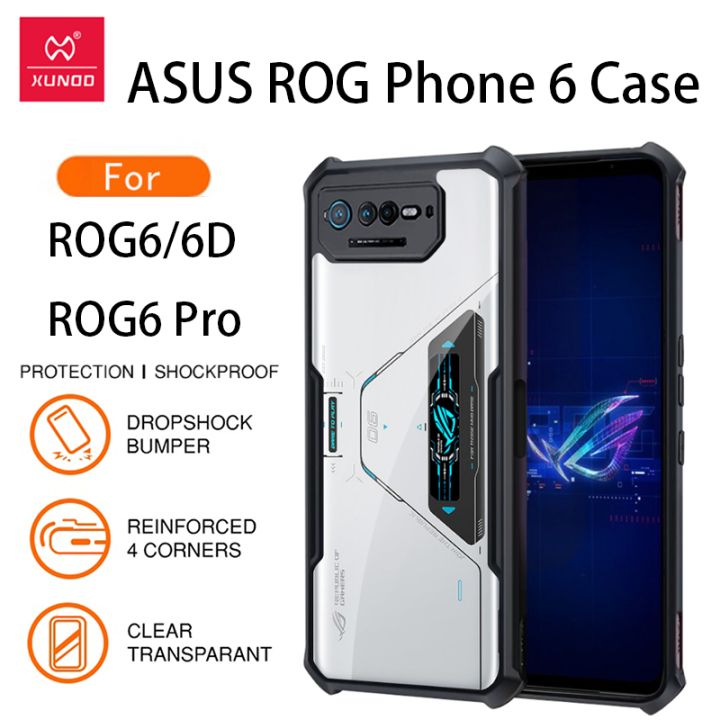 XUNDD Phone Case For Asus ROG Phone 6 ROG Phone 6 Pro ROG Phone 6D Case 4 corner TPU Shockproof Protection Case Anti Drop Anti Scratch Protective Covers soft shell Lazada PH