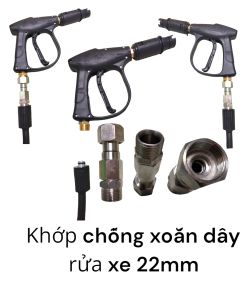 bộ khớp chống xoắn dây rửa xe inox cao cấp