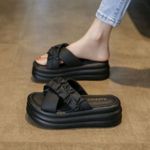 Women Slippers Fashion Sandals Thick Shoes Beach EVA Platform Slides Summer Outdoor Non Slip Orginal High Quality Bedroom Home