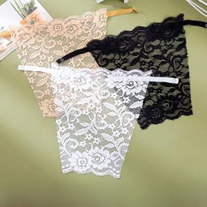 เสื้อคลุมเกาะอกลูกไม้บางแบบหนึ่งสำหรับผู้หญิงในฤดูร้อน ป้องกันแสง ป้องกันการมองเห็น เสื้อคลุมเกาะอกแบบสวมสบาย ชั้นใน