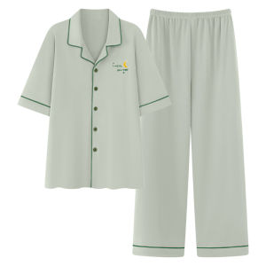 Bộ đồ ngủ nam MiiOW bằng cotton 100% tay ngắn quần dài