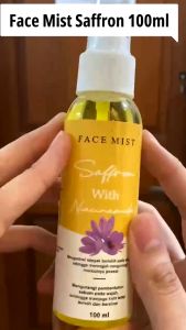 (BPOM) Facemist Saffron With Niacinamide 100ml - Facemist Saffron Pelembab Penyegar Kulit Spray