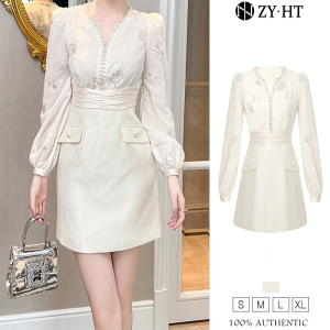 A Comprehensive Guide to ZYHT Women's White A-Shape Polyester Dresses