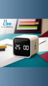" [KAIST Ph.D. Development] Brain-awakening Doctoral Brain Science Pomodoro Timer Clock Silent Gravity-type Concentration Timer 2nd Generation White 1 Piece"