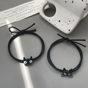 Dây Buộc Tóc Đàn Hồi Cao Hình Mèo Đen Dễ Thương Cho Bạn Trai Dây Buộc Tóc Mềm Mại Không Bó Sát Phụ Kiện Tóc Thời Trang Mới Ra Mắt Mùa Hè 2023