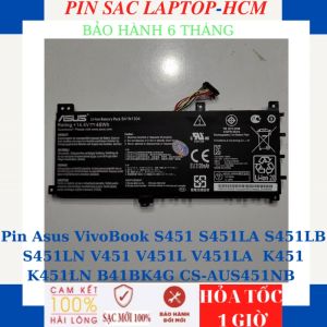 Pin Asus VivoBook S451 S451LA S451LB S451LN V451 V451L V451LA K451 K451LN K451LA K451LB B41BK4G CS-AUS451NB Pin Asus B41N1304