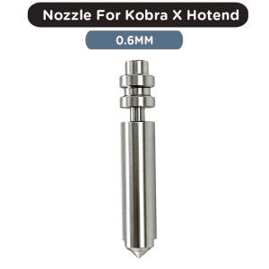 Upgrade Bimetallic Hardened Steel Nozzle For Anycubic Kobra X Swap 0.25/0.4/0.6/0.8mm Wear Resistant 3D Printer Hotend Parts