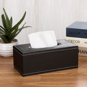 Home Hotel Car Use Leather Tissue Box