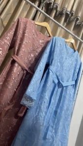 Zelvia Dress Gamis Brukat Busui Terbaru 2023: Cantik & Elegan Simple Size