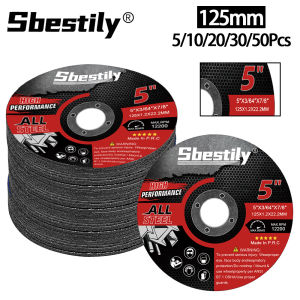 5/10/20/30/50pcs/set 125mm 5inch Cut Off Wheels Ultra Thin Cut-Off Disc Metal & Stainless Steel Cutting Disc for Angle Grinder