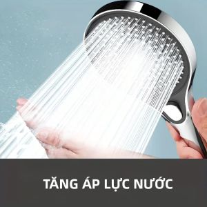 Cao Áp Đầu Bảng Điều Khiển Lớn Ổ Cắm Nước Siêu Mạnh Đa Năng Cầm Tay Phòng Tắm Kết Hợp Bộ Nhựa ABS