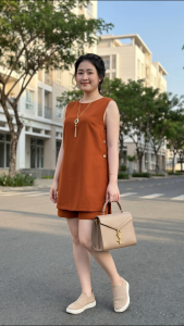 Set Bộ Áo Suông Quần Short Nữ Big Size SET015 – Mặc Mát Hack Dáng Che Khuyết Điểm